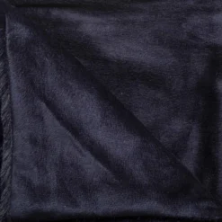 PLAID FOURRE BLEU NUIT 125X150CM
