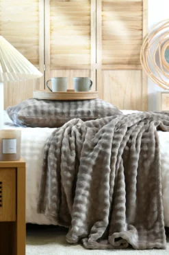 PLAID WARMY NATUREL 130X160