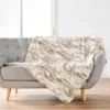 PLAID 180X220CM IMITATION FOURRURE SHERPA CHEYENNE