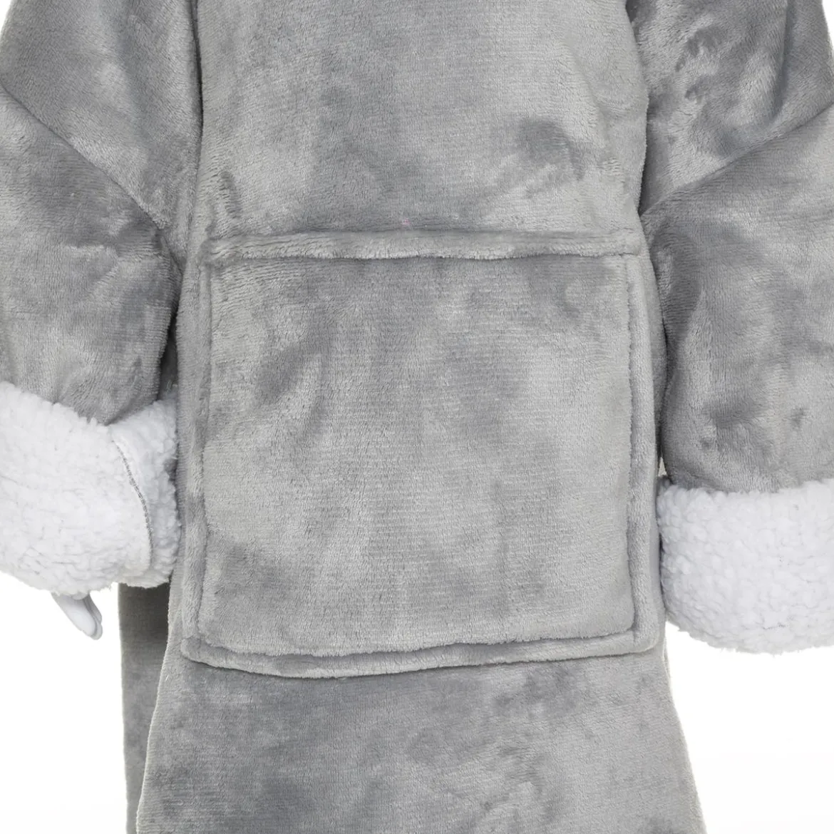 PLAID SWEAT CAPUCHE OURS