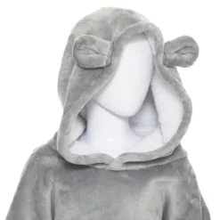 PLAID SWEAT CAPUCHE OURS