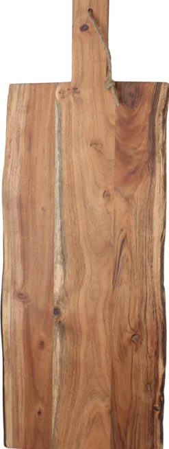 PLANCHE PRESENTATION ACACIA NATUREL AVEC POIGNEE 80X29CM