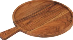 PLANCHE PRESENTATION ACACIA RONDE AVEC POIGNEE 42X34CM