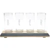 PLANCHE 4 VERRES BIERE