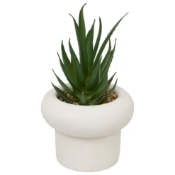 PLANTE GRASSE CIMENT STEFI H.15CM