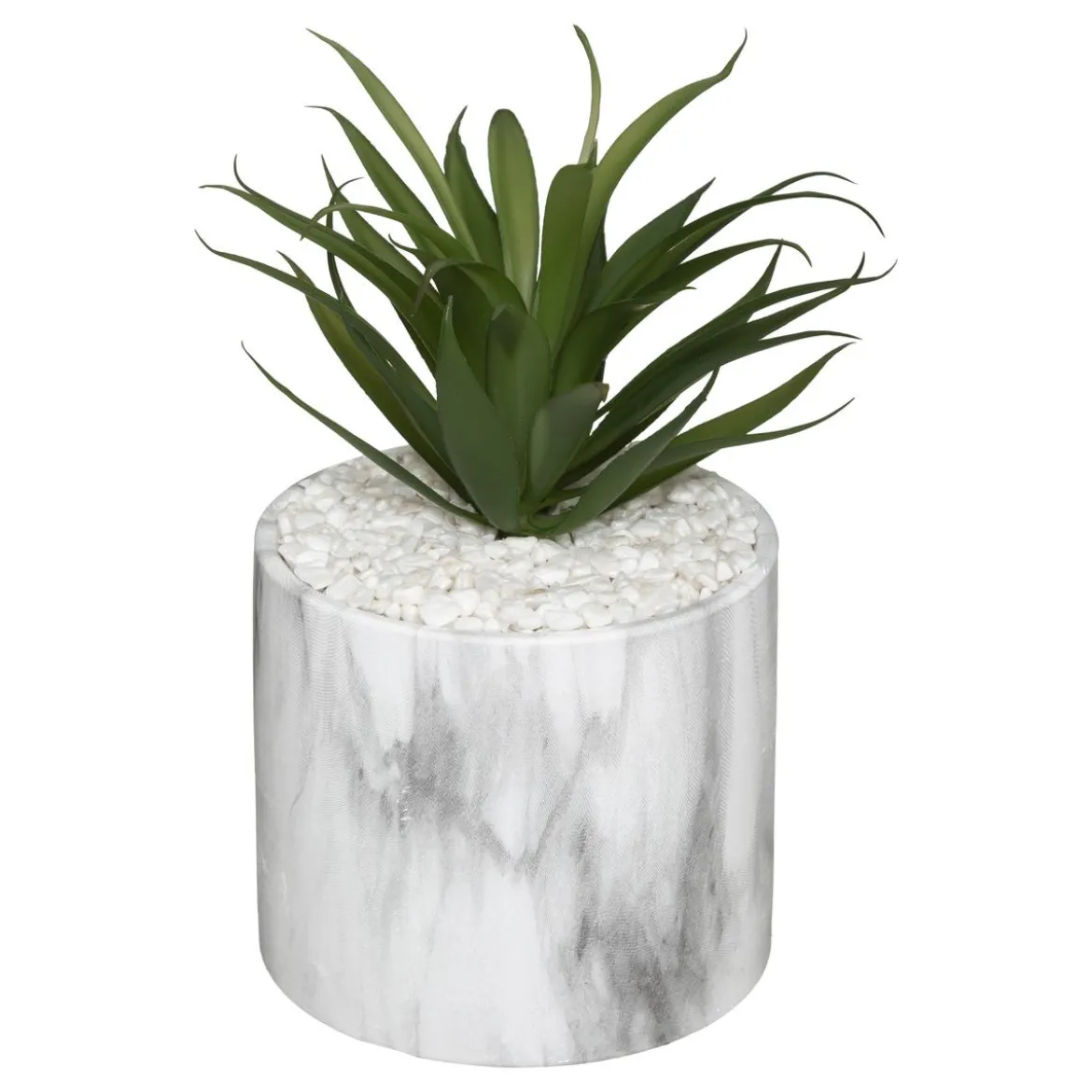 PLANTE POT MARBRE SAO H.17.5CM