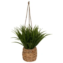 PLANTE POT SUSPENDU HERBE MODA H.27CM