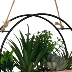 PLANTE POT SUSPENDU ROND BOIS KRIST D.20CM