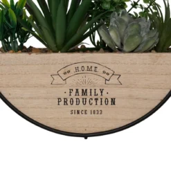 PLANTE POT SUSPENDU ROND BOIS KRIST D.20CM