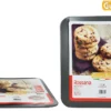 PLAQUE COOKIES 35X40CM ACIER ANTI ADHERENT ROUGE ROSSANA