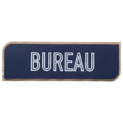 PLAQUE PORTE OLME D.24X8CM