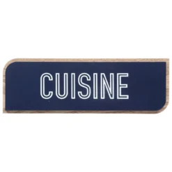 PLAQUE PORTE OLME D.24X8CM