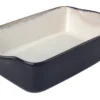 PLAT A FOUR PORCELAINE EMAIL REACTIF 22X13X5.5CM
