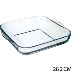 PLAT CARRE VERRE 29X29CM