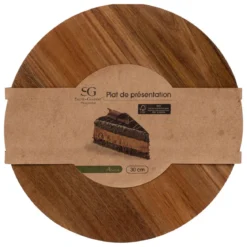 PLAT DE PRESENTATION ACACIA D.30CM