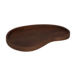 PLATEAU BOIS ORIGINES MARRON D.31X19.4CM