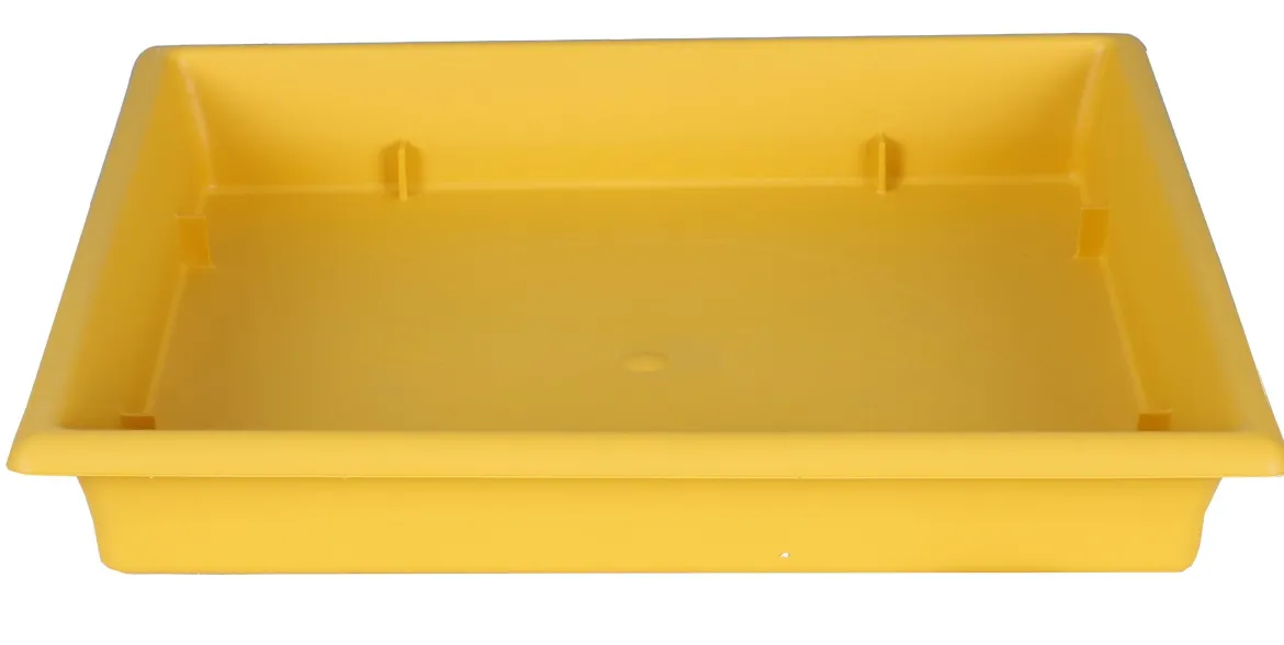 PLATEAU 25CM JAUNE