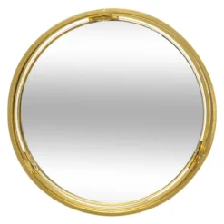 PLATEAU DORE MIROIR FEEL D.20X3.2CM