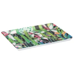 PLATEAU EXOTIQUE MELAMINE 30X22CM