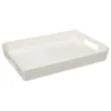 PLATEAU MELAMINE BLANC 35X25CM