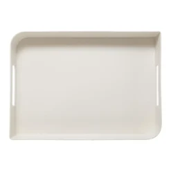 PLATEAU MELAMINE BLANC 35X25CM