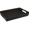 PLATEAU MELAMINE CHARBON 35X25CM