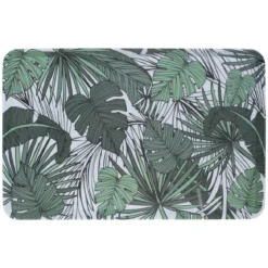 PLATEAU MELAMINE DECOR JUNGLE VEGETAL 45X30CM