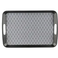 PLATEAU MELAMINE GEOMETRIQUE LL 46 CM L 31 CM