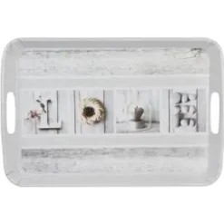 PLATEAU MELAMINE LOVE L 46 CM L 31 CM