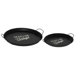 PLATEAU METAL CAFE BORDELAIS TAILLE M