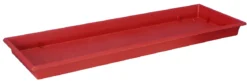 PLATEAU RECTANGULAIRE L.60CM ROUGE
