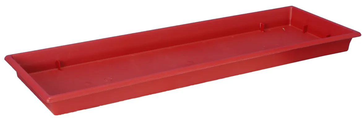 PLATEAU RECTANGULAIRE L.60CM ROUGE