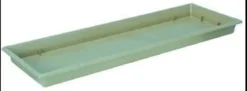 PLATEAU RECTANGULAIRE L.60CM VERT ARGILE