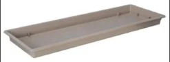 PLATEAU RECTANGULAIRE 57X27CM TAUPE