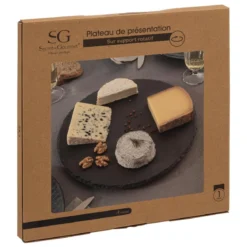 PLATEAU TOURNANT ARDOISE D.32CM