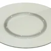 PLATEAU TOURNANT VERRE D.70CM