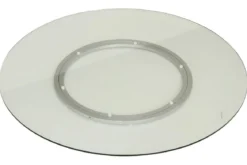 PLATEAU TOURNANT VERRE D.70CM