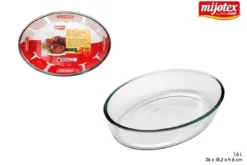 PLAT OVALE EN VERRE 1.6L