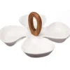 PLAT PRESENTATION BAMBOU CERAMIQUE 28X28CM