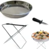 PLAT PRESENTATION COQUILLAGE INOX 34CM