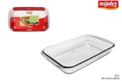 PLAT RECTANGLE VERRE 0.7L