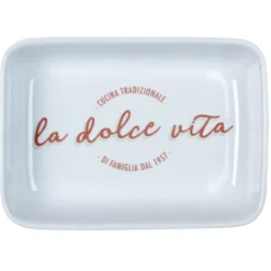 PLAT RECTANGULAIRE FOUR DOLCE VITA 25X35X7.6CM