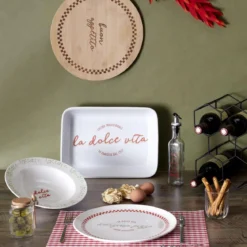 PLAT RECTANGULAIRE FOUR DOLCE VITA 25X35X7.6CM