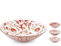 PLAT ROND PORCELAINE SHANGHAI 23.5CM