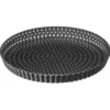 PLAT TARTE FOND AMOVIBLE METAL 28CM