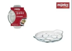 PLAT VERRE 6 ESCARGOTS 17.5CM