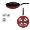 POELE ALUMINIUM D.26CM TOUS FEUX SAUF INDUCTION