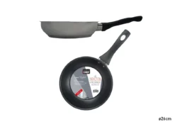 POELE INOX INDUCTION REFLET ANTI ADHESIVE 26CM