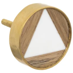 POIGNEE ISLA OR D.4CM X2 PIECES