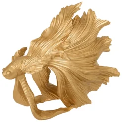 POISSON RESINE JIL DORE H.22.5CM